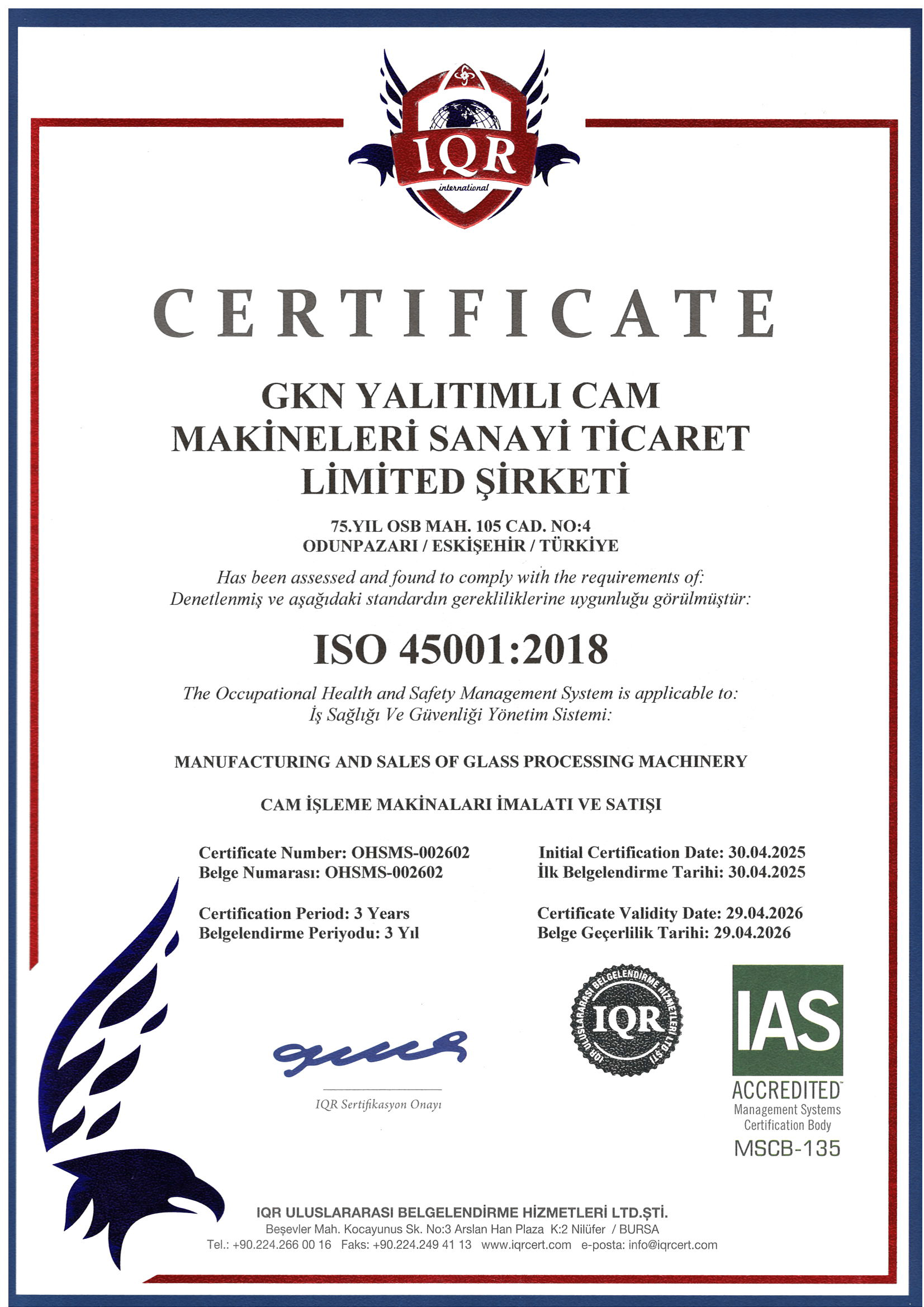 ISO 45001-2018