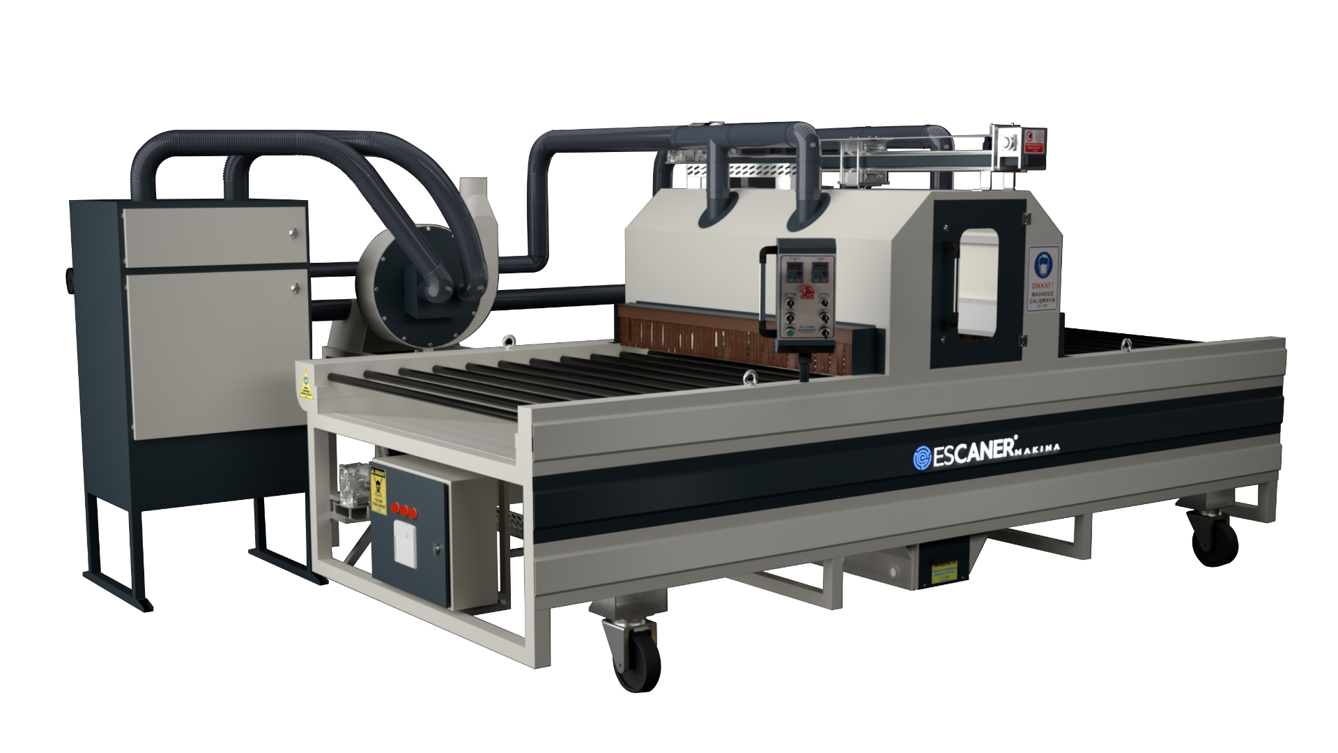 Yatay Cam Kumlama Makinası