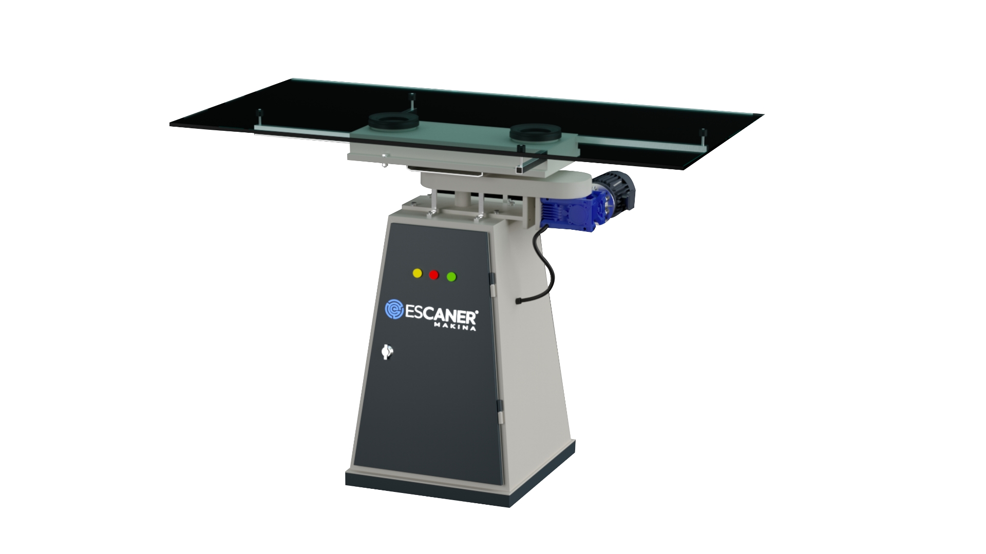 Çift Vantuzlu Döner Sehpa